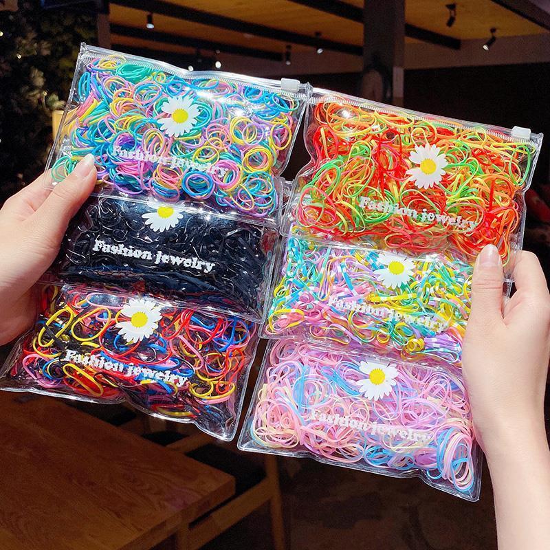 1000pcs Small Rubber Band Elastic Hair Band