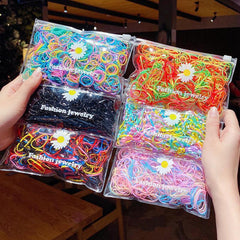1000pcs Small Rubber Band Elastic Hair Band