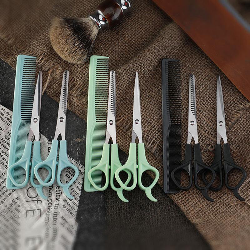 Haircut Scissors Set Thinning Shears Hair Cutting Barber Scissors