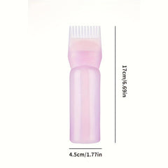 120ml Hair Dyeing Bottle with Comb Shampoo