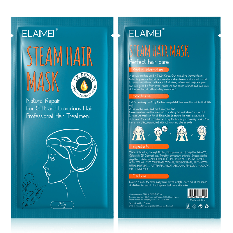 Steam Hair Mask Repair Soft & Smooth Hair