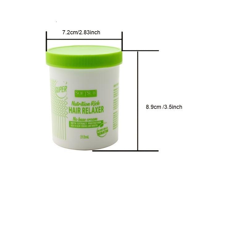 Hair Relaxer Cream Straightens & Conditions Hair No Mix Needed