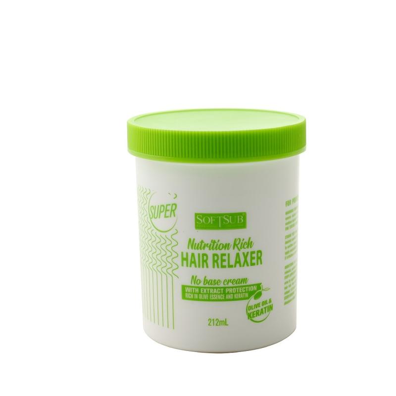 Hair Relaxer Cream Straightens & Conditions Hair No Mix Needed