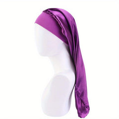 Satin Bonnet Soft Night Sleeping Hat Wrap Night Cap Hair Care Hat