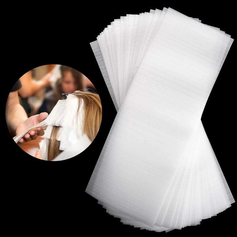 50pcs Thicken Perm Paper Curl Hair Dye Foil Highlighting Hairdressing Supplies