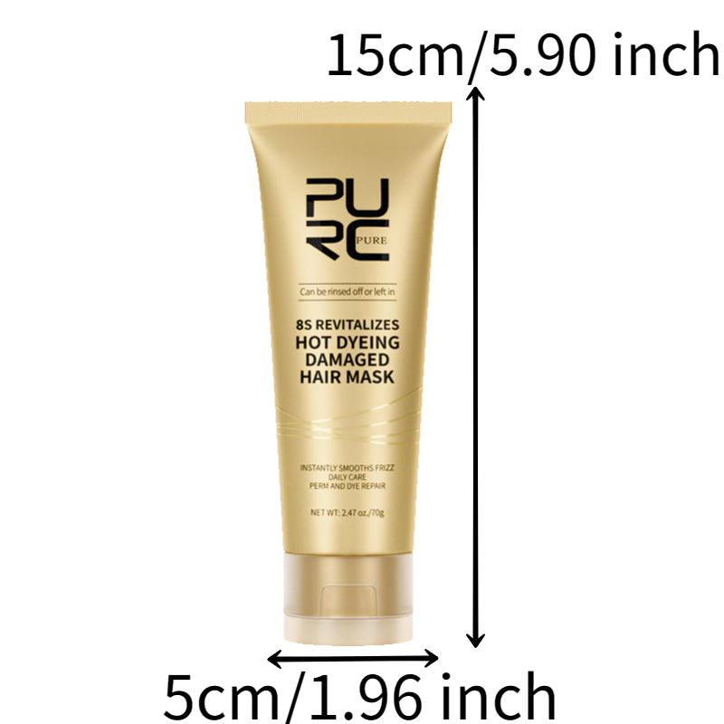 8 Sec Hair Mask Keratin Care Cream Smoothing Repair Frizz Soft Hair