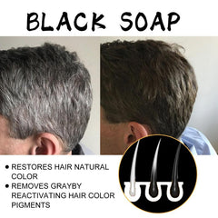 Hair Darkening Shampoo Bar for Gray Hair Coverage
