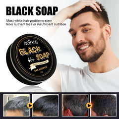 Hair Darkening Shampoo Bar for Gray Hair Coverage