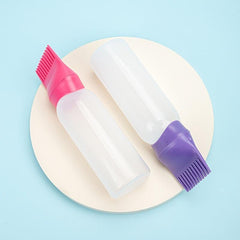 Root Comb Applicator Bottle Hair Dye Bottle with Scale for Hair