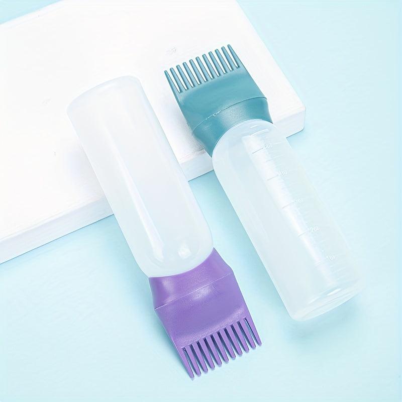 Root Comb Applicator Bottle Hair Dye Bottle with Scale for Hair