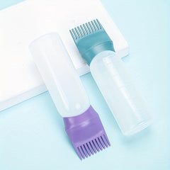 Root Comb Applicator Bottle Hair Dye Bottle with Scale for Hair