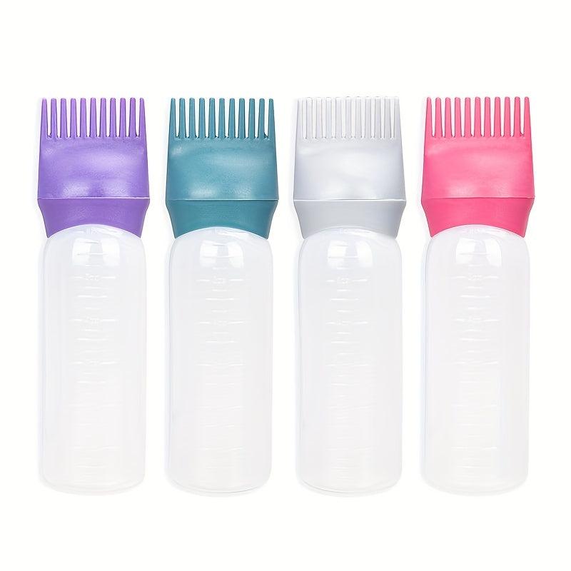 Root Comb Applicator Bottle Hair Dye Bottle with Scale for Hair