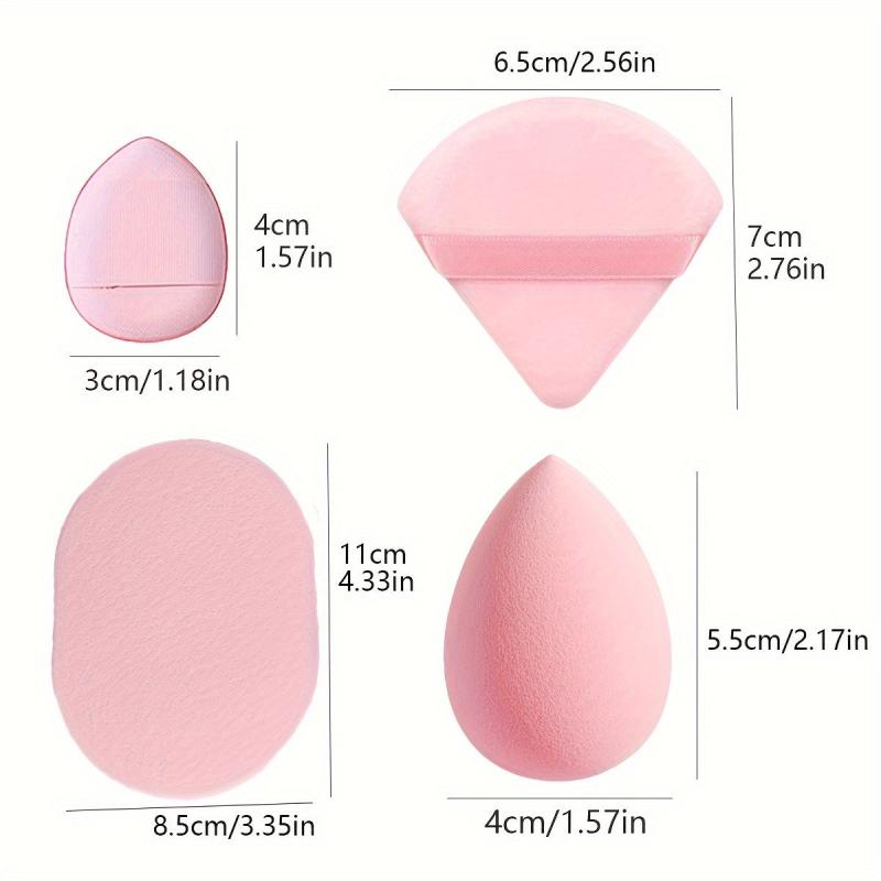 12/15pcs Hair Care Powder Puff and Makeup Sponge Skincare Set