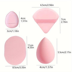 12/15pcs Hair Care Powder Puff and Makeup Sponge Skincare Set