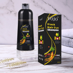 500ml Hair Dye Shampoo Ginger Extract Long Lasting Hair Dye For Men Women