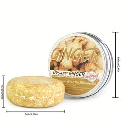 Ginger Hair Thickening Solid Shampoo Bar for All Hair Types