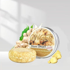 Ginger Hair Thickening Solid Shampoo Bar for All Hair Types