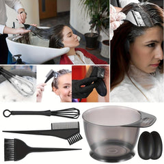 6pcs Hair Coloring Kit for Salon and Home Use