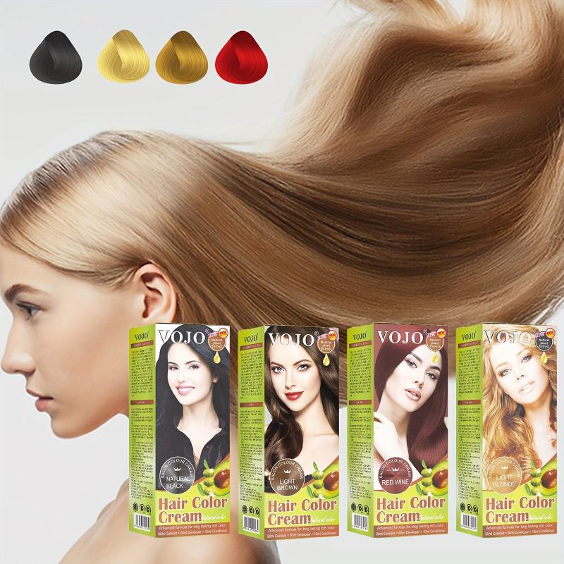 Natural Plant Hair Dye Cream 60ml - 100% Natural Dyes for Hair and Whiskers