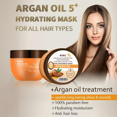 Moroccan Argan Hair Mask Repairs Split Ends and Damaged Hair