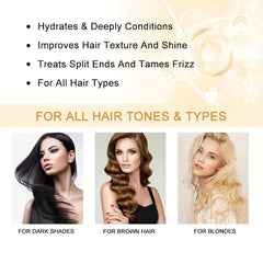 Keratin Hair Mask For Curly Frizzy Damaged Hair