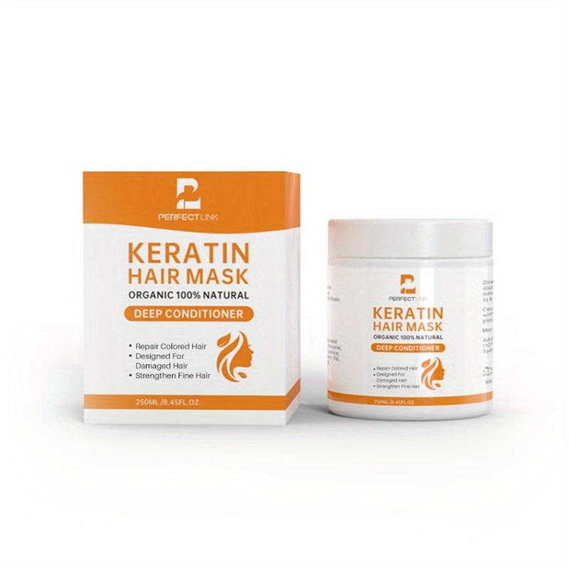 Keratin Hair Mask For Curly Frizzy Damaged Hair