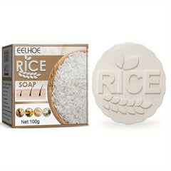 100g Rice Shampoo Soap for Smooth and Glossy Hair