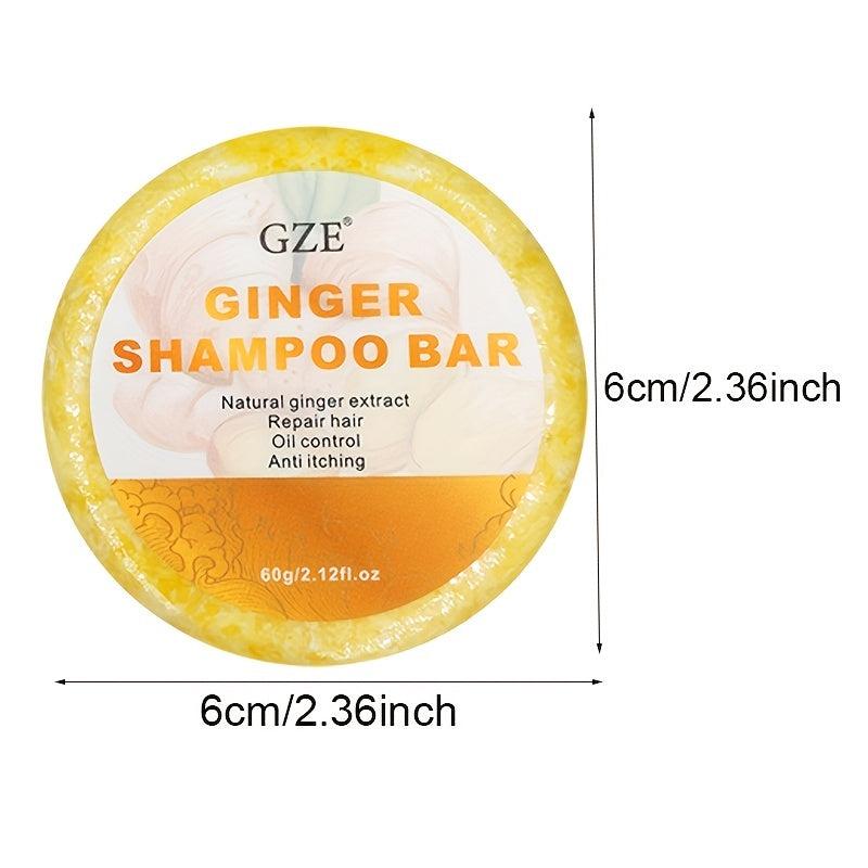 Organic Ginger Shampoo Bar Soap For Hair Natural Hair Care For Women And Men