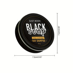 Men's Hair Darkening Shampoo Bar, Cover Grey Hair, Compressed Soap