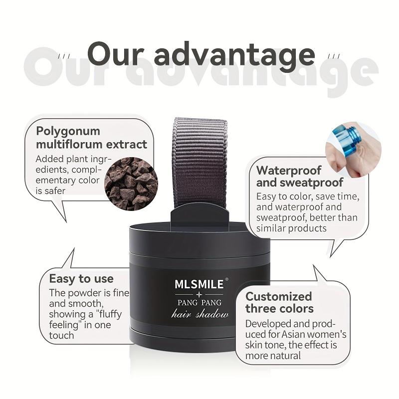 Hairline Shading Powder Thinning Hair Cover Natural Look Long Lasting