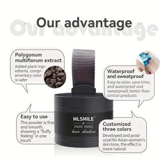 Hairline Shading Powder Thinning Hair Cover Natural Look Long Lasting