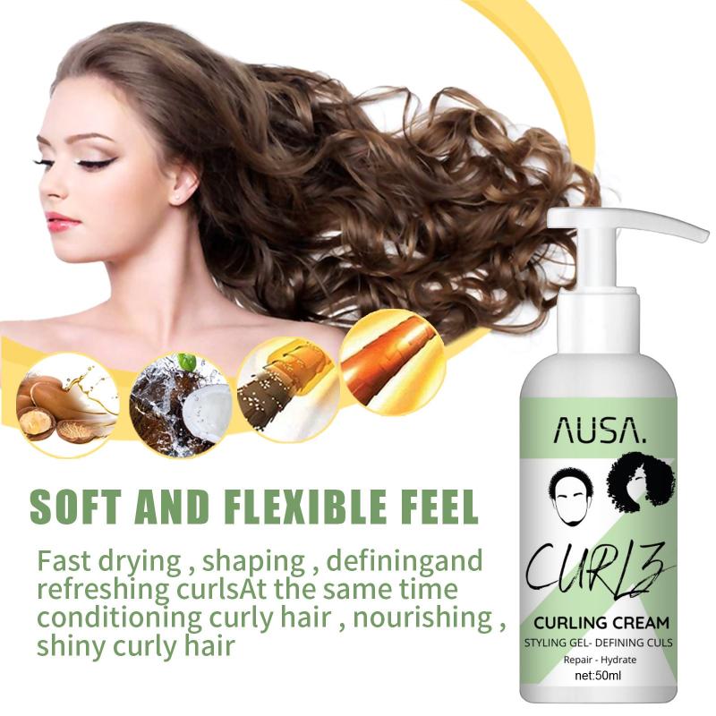 50ml Moisturizing Curly Elastin Styling Cream for Frizz Hair