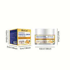 30ml Ginger Lemon Hair Care Cream Soften Hair Moisturize Scalp Essence