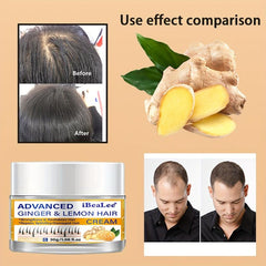 30ml Ginger Lemon Hair Care Cream Soften Hair Moisturize Scalp Essence
