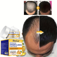 30ml Ginger Lemon Hair Care Cream Soften Hair Moisturize Scalp Essence