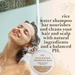 60g Rice Water Shampoo Bar 2 in 1 Hair Shampoo & conditioner