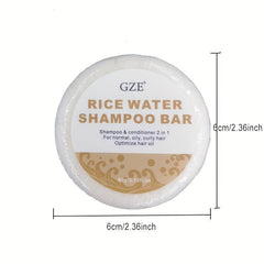 60g Rice Water Shampoo Bar 2 in 1 Hair Shampoo & conditioner