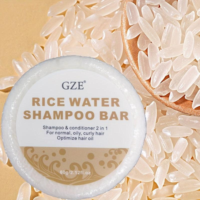 60g Rice Water Shampoo Bar 2 in 1 Hair Shampoo & conditioner