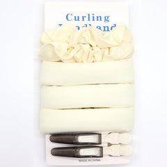 5pcs Heatless Hair Curler Set Headband Clips Rings Styling Tools