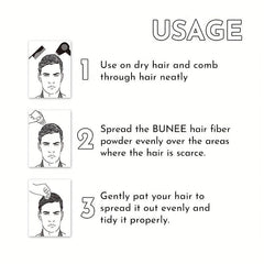Hair Building Fibers Kit Set - Hair Thickening Fibers & Spray Applicator Pump