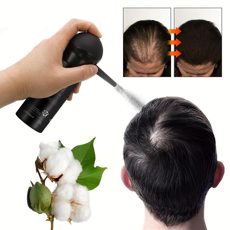 Hair Building Fibers Kit Set - Hair Thickening Fibers & Spray Applicator Pump