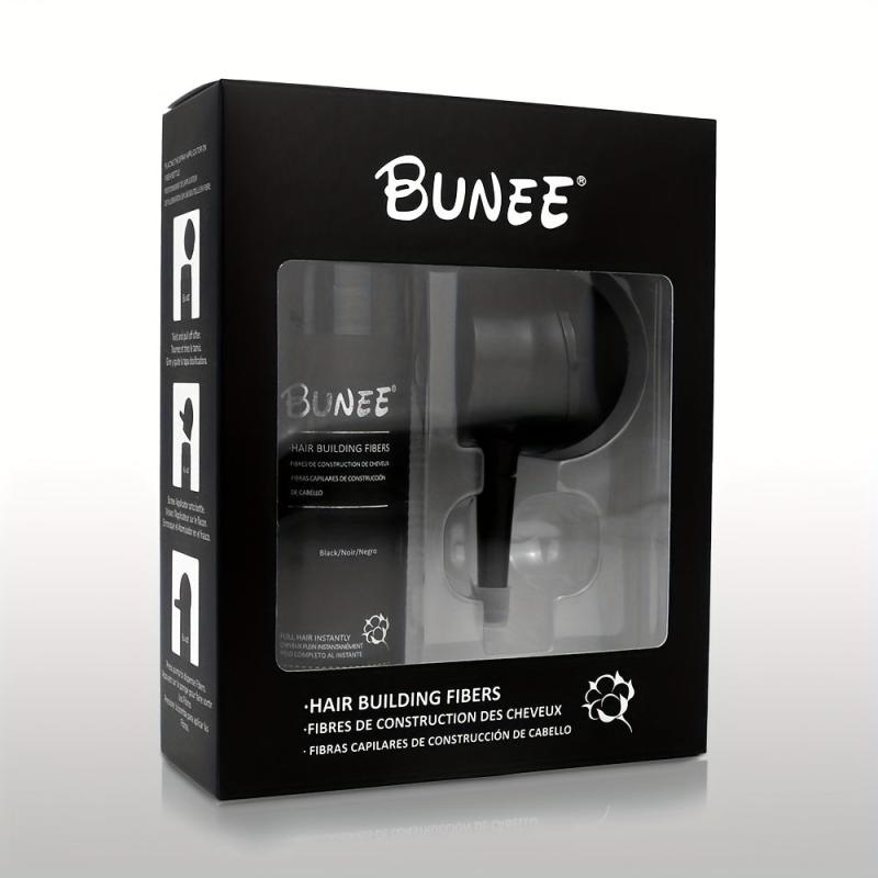 Hair Building Fibers Kit Set - Hair Thickening Fibers & Spray Applicator Pump