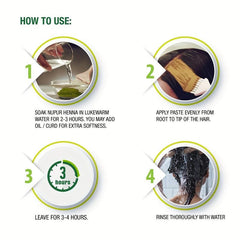 Plant Pure Henna Powder Hair Dye to Cover Gray Hair, Natural Hair Care Powder