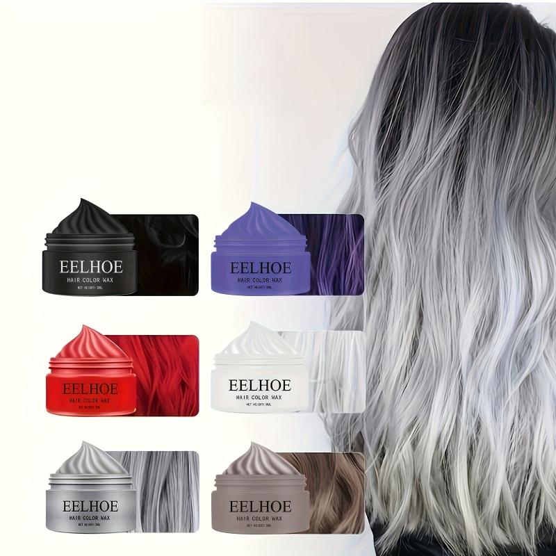 Grandma Grey Hair Wax Dye Pomade for Party Cosplay
