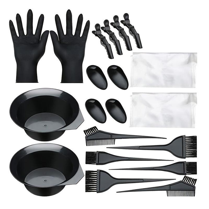 20pcs Hair Dye Set Hair Coloring Highlighting Tools