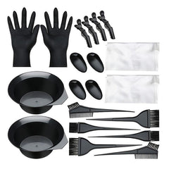 20pcs Hair Dye Set Hair Coloring Highlighting Tools