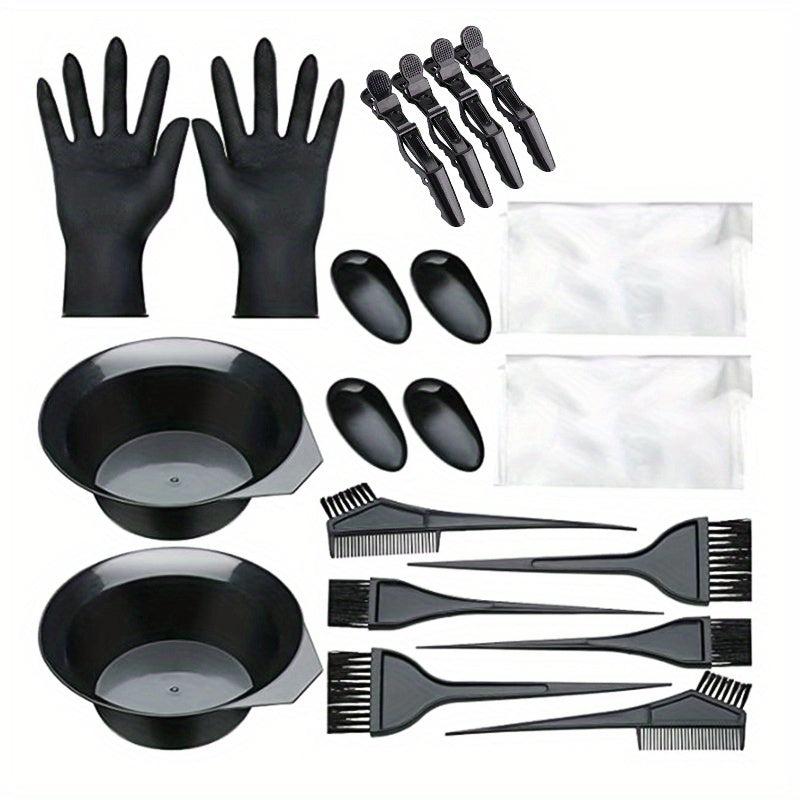 20pcs Hair Dye Set Hair Coloring Highlighting Tools
