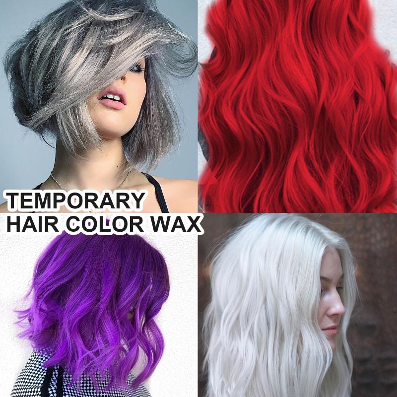 Temporary Hair Wax Halloween DIY Matte Hair Dye Cream