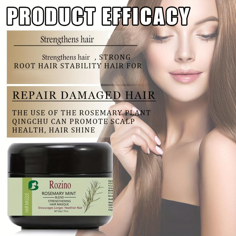 Rosemary Hair Mask for Dry & Frizzy Hair, Biotin Infused