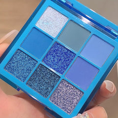Klein Eyeshadow Palette Matte Finish Waterproof Smokey Eyeshadow